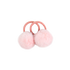 BUSY LIZZIE Haarelastiek - pompom - powder pink