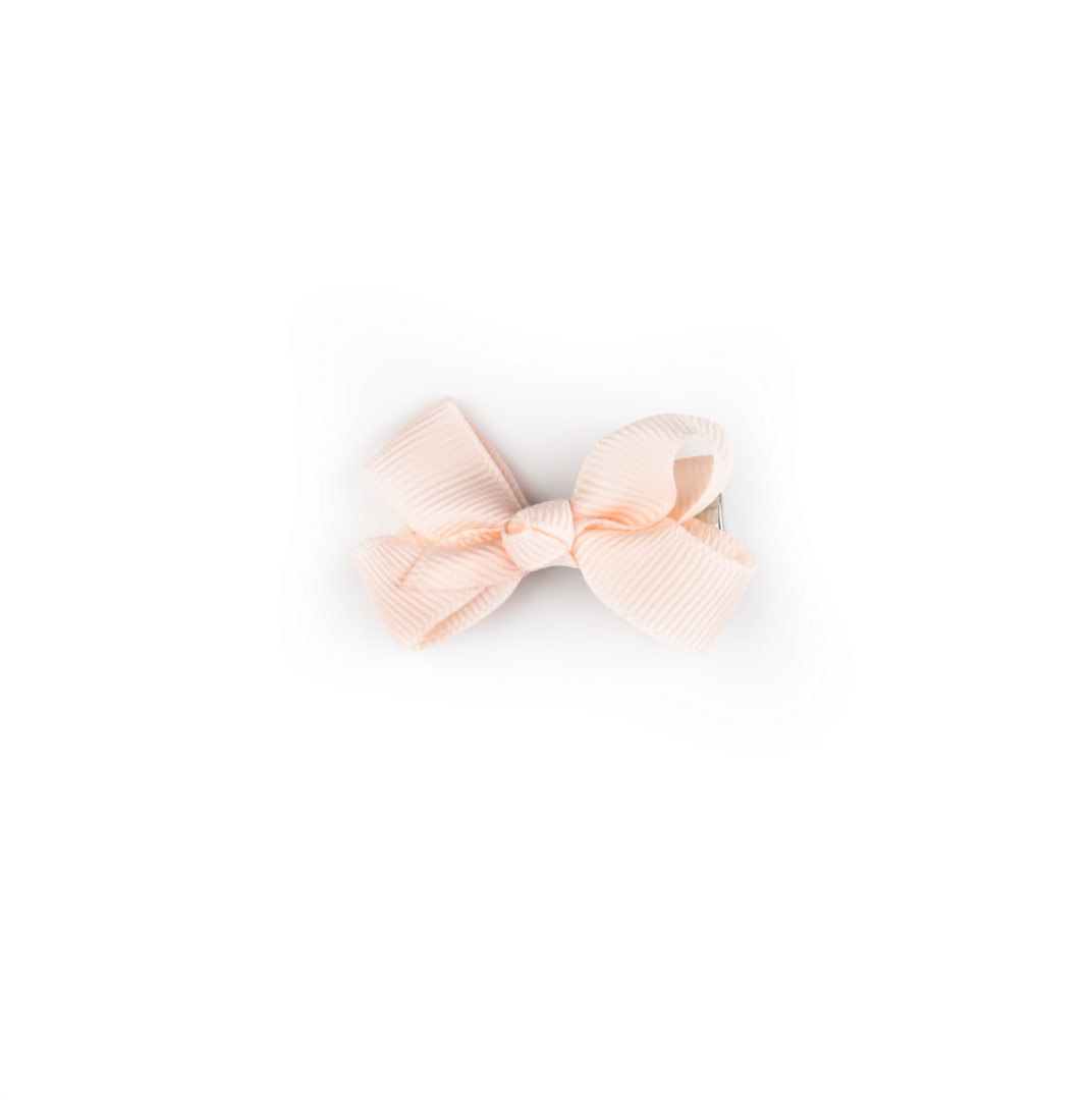 BUSY LIZZIE Haarspelden - mini strikjes - peony pink