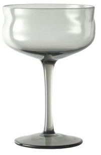 PAVEAU Swirl coupe glass - mist