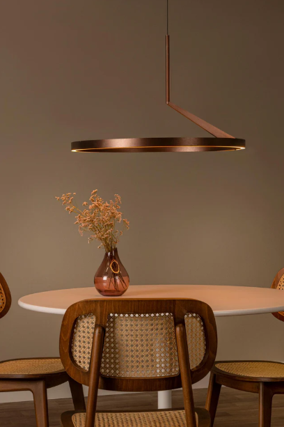 Lucide APPLAUSE - Hanglamp - D60 cm -  Koffie