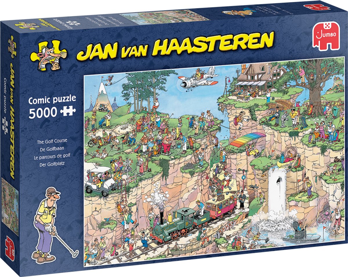 JUMBO Puzzel 5000st.- Jan van Haasteren - De golfbaan
