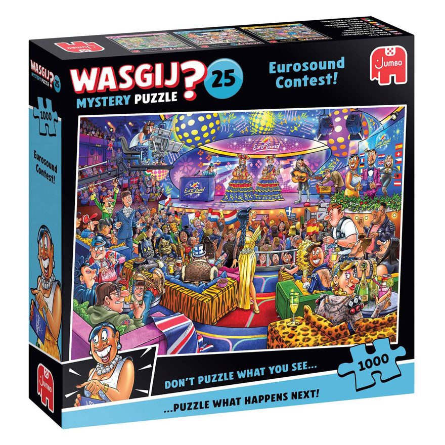 JUMBO Puzzel 1000st.- Wasgij Mystery 25 - Eurosound contest!