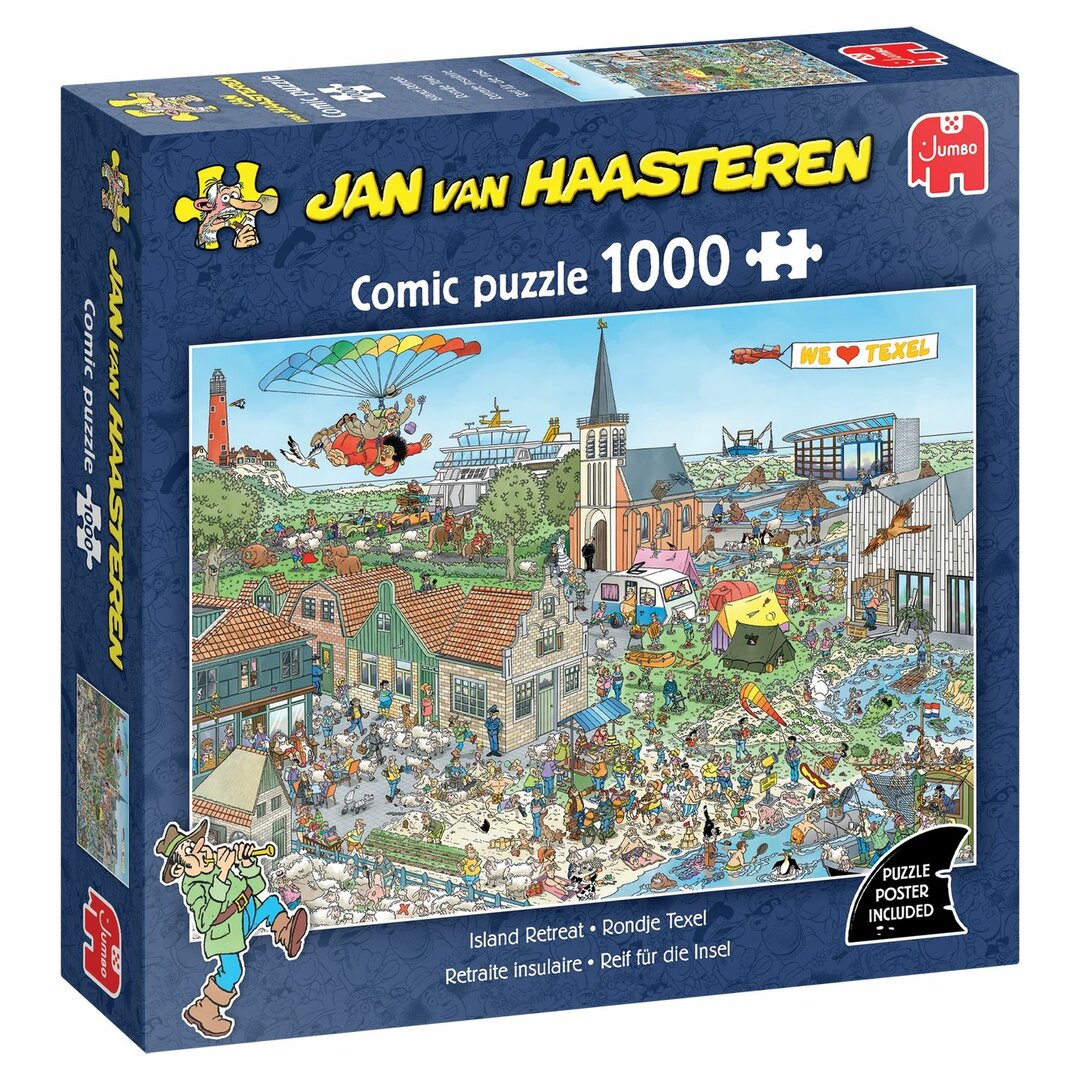 JUMBO Puzzel 1000st.- Jan van Haasteren - Rondje Texel