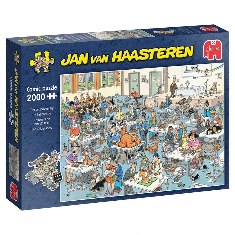 JUMBO Puzzel 2000st.- Jan van Haasteren - Kattenshow
