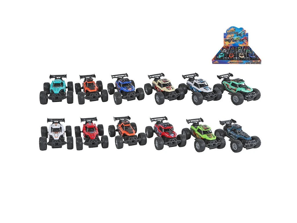 ROADBLASTERS Big wheel auto 10.5cm - ass.  (prijs per stuk)