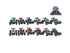 ROADBLASTERS Big wheel auto 10.5cm - ass.  (prijs per stuk)