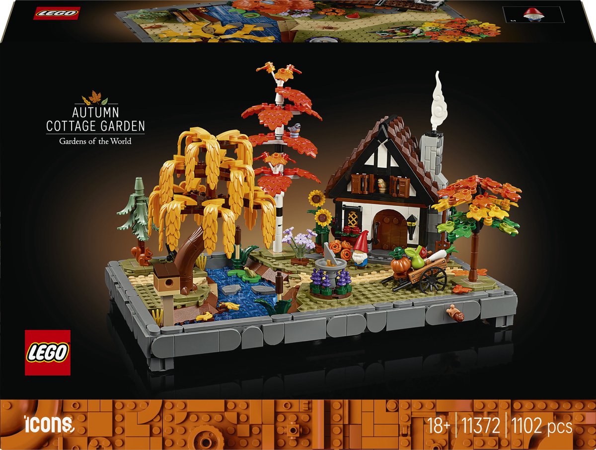 LEGO Icons 11372 - herfsttuin met cottage