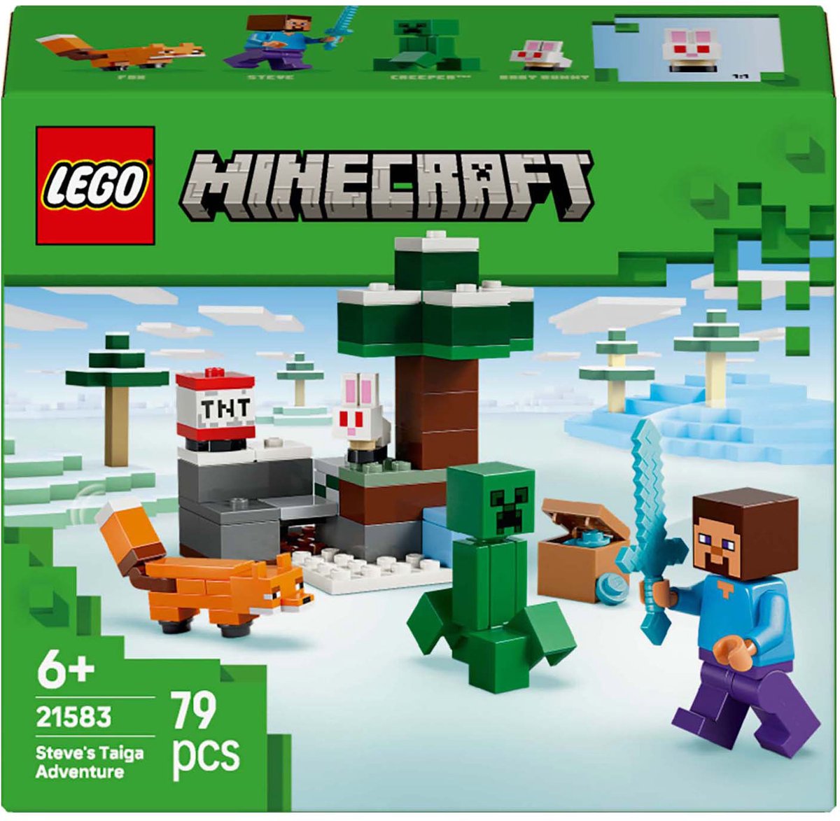 LEGO Minecraft 214583 - Steve's taiga avontuur