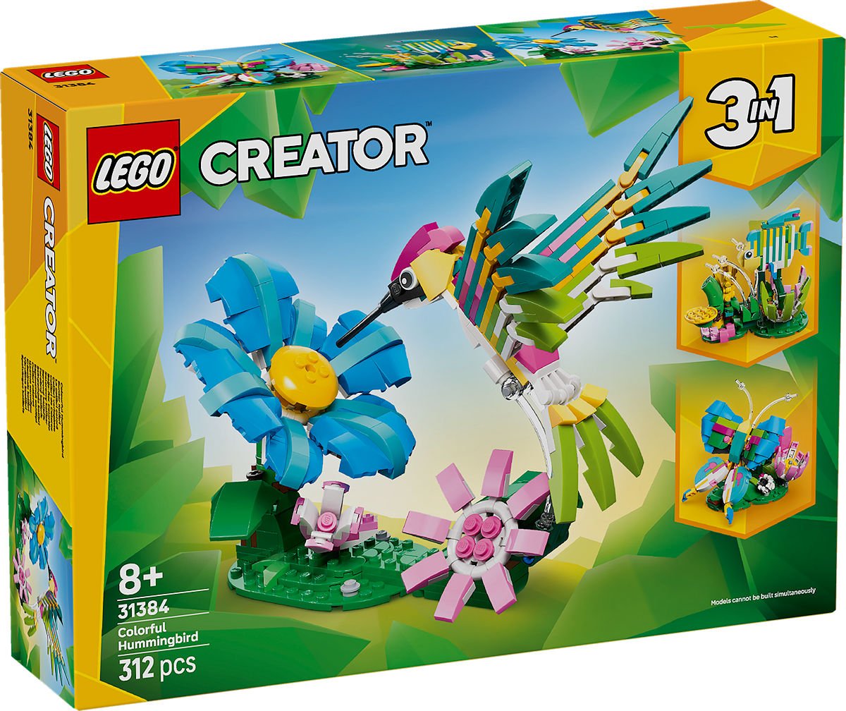 LEGO Creator 31384 - wilde dieren - kleurrijke kolibrie