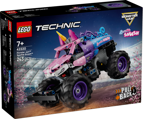 LEGO Technic 42220 - Monster Jam - sparkle smash pull back