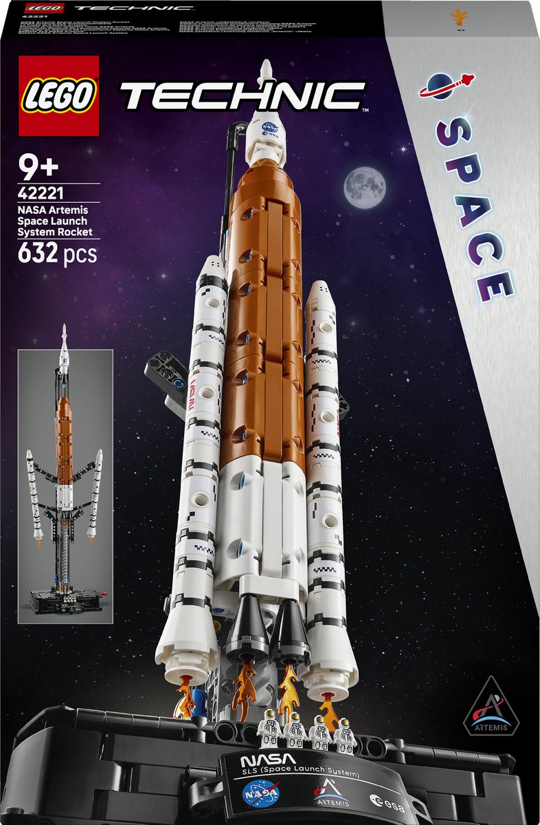 LEGO Technic 42221 - Nasa Artemis ruimteraket