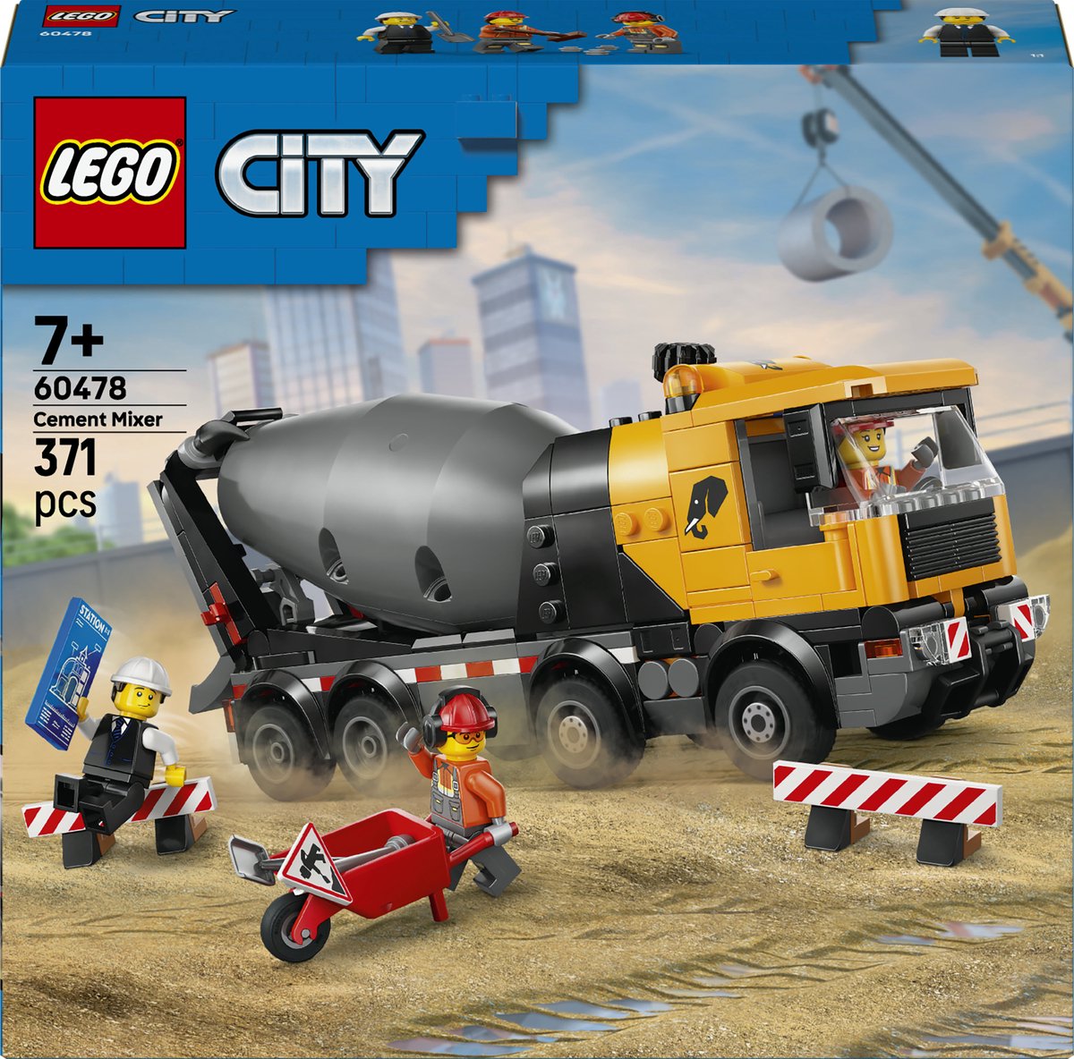 LEGO City 60478 - cementwagen