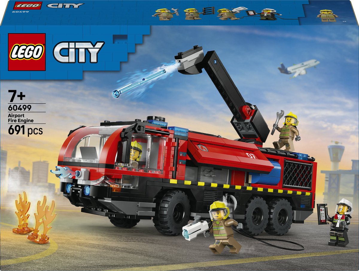 LEGO City 60499 - luchthaven brandweertruck