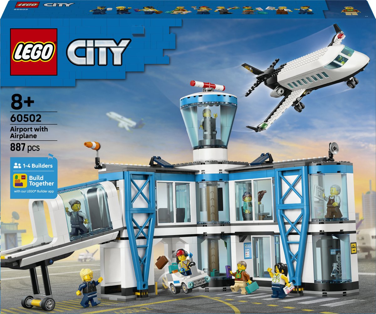 LEGO City 60502 - luchthaven met vliegtuig