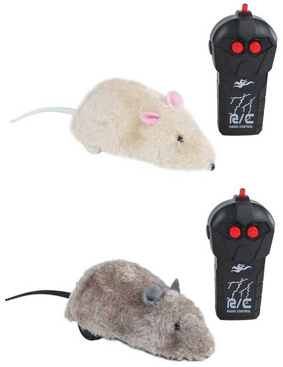 RC Muis 2.4ghz - 15cm ass.  (prijs per stuk)