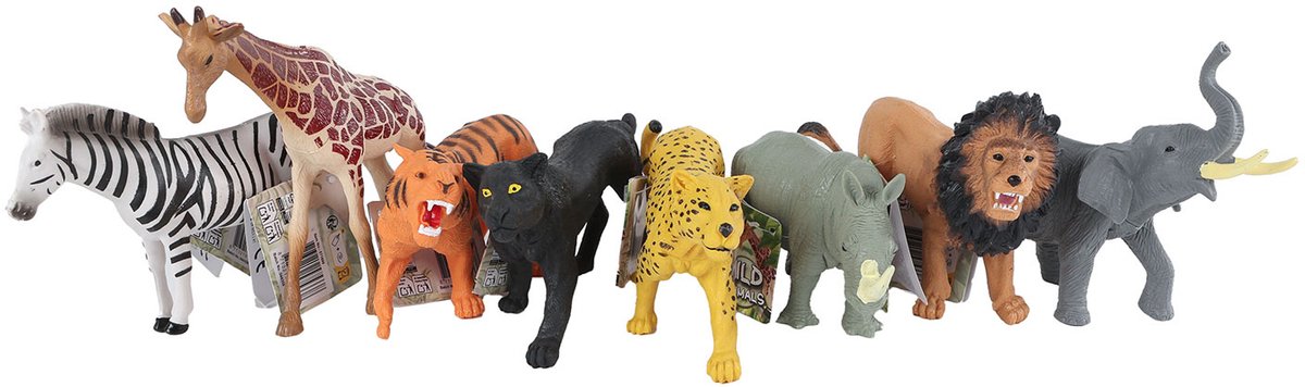 JUNGLE EXPEDITION Wilde dieren -  ass. (prijs per stuk)