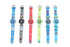Horloge analoog met licht - ass.  (prijs per stuk)