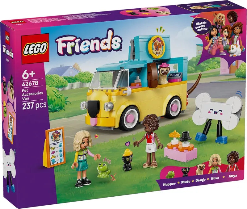 LEGO Friends 42678 - bestelwagen met dierenaccessoires