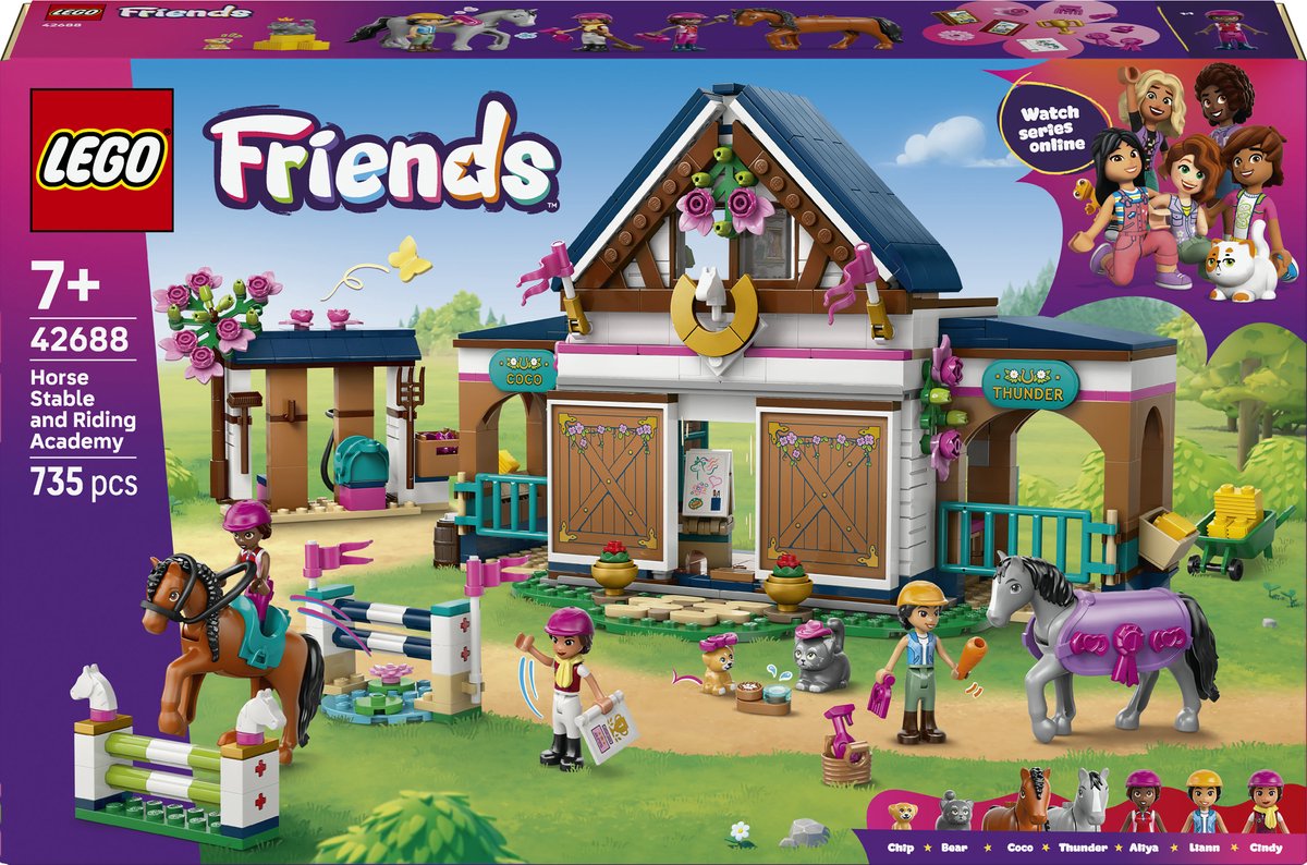 LEGO Friends 42688 - paardenstal en manege