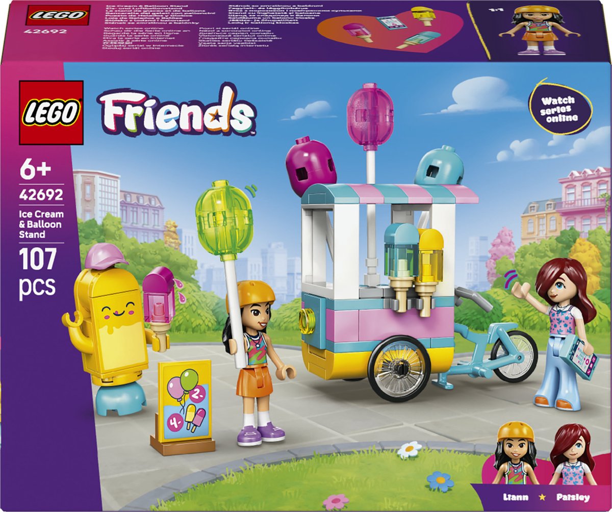LEGO Friends 42692 - ijsjes- en ballonnenkraam
