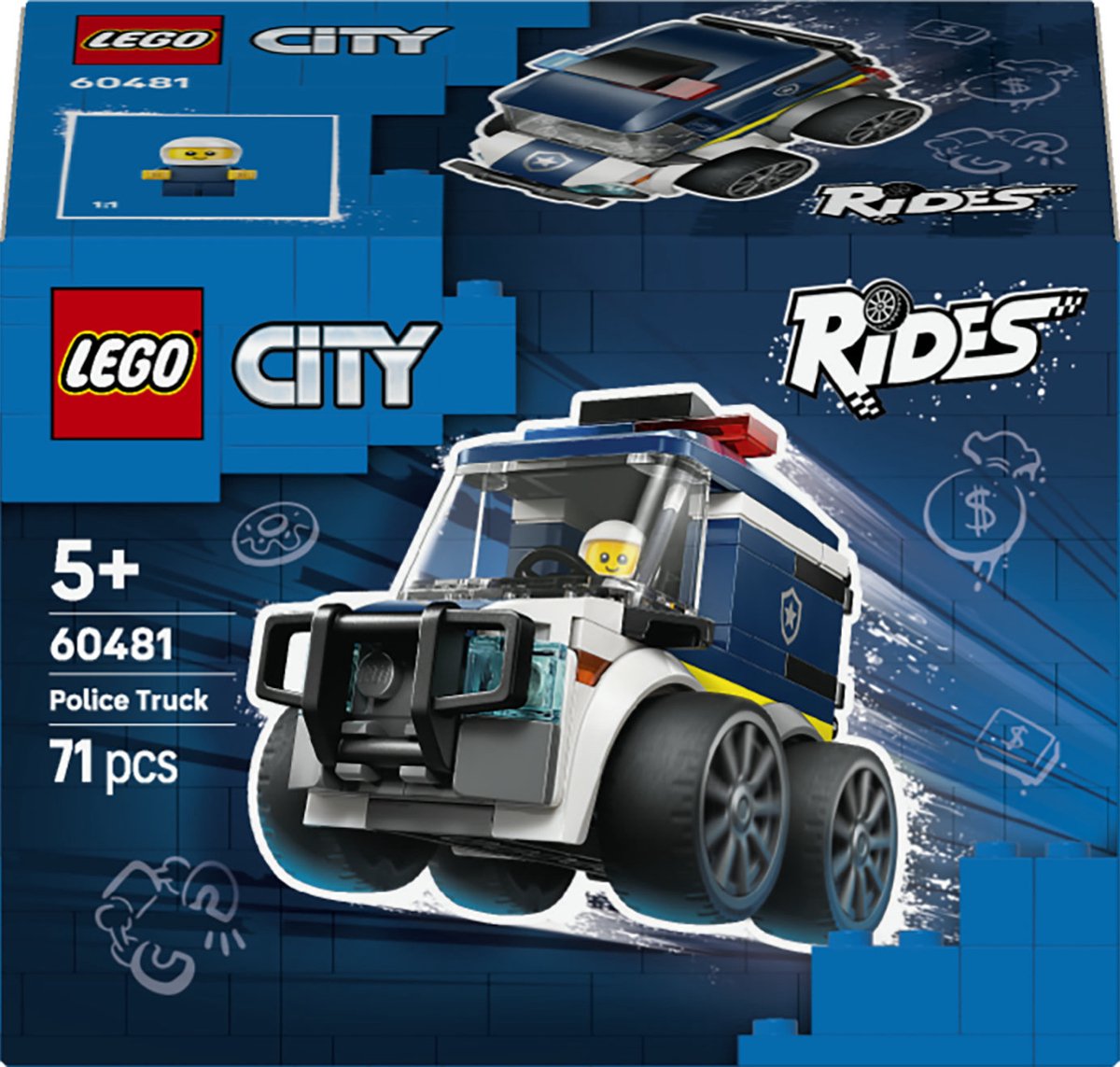 LEGO City 60481 - voertuigen politiewagen