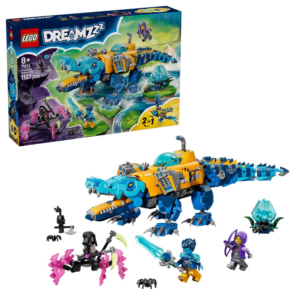 LEGO Dreamzzz 71512 - krokodilonderzeeër