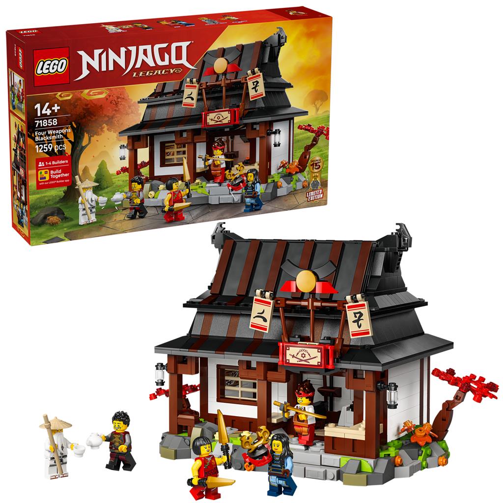 LEGO Ninjago 71858 - 15-jarig jubileum : smederij De Vier Wapens