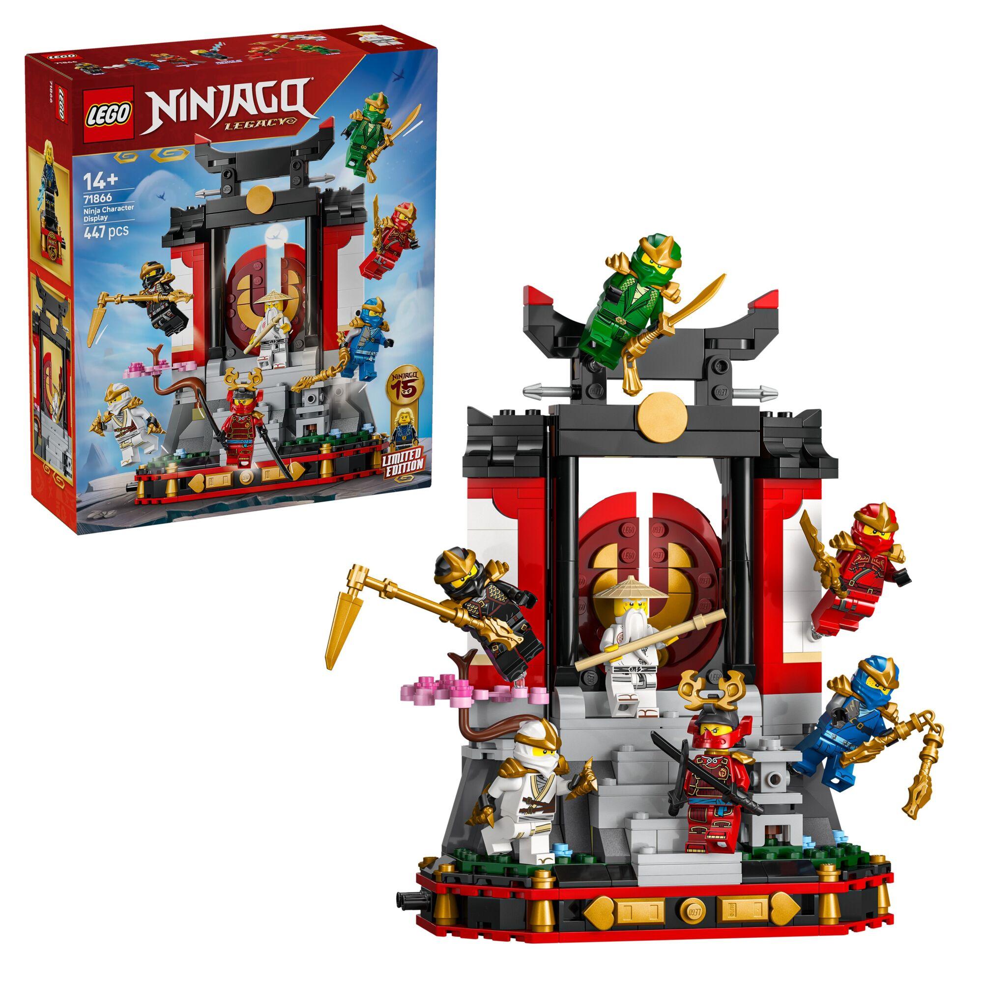 LEGO Ninjago 71866 - 15-jarig jubileum : display met ninjapersonages