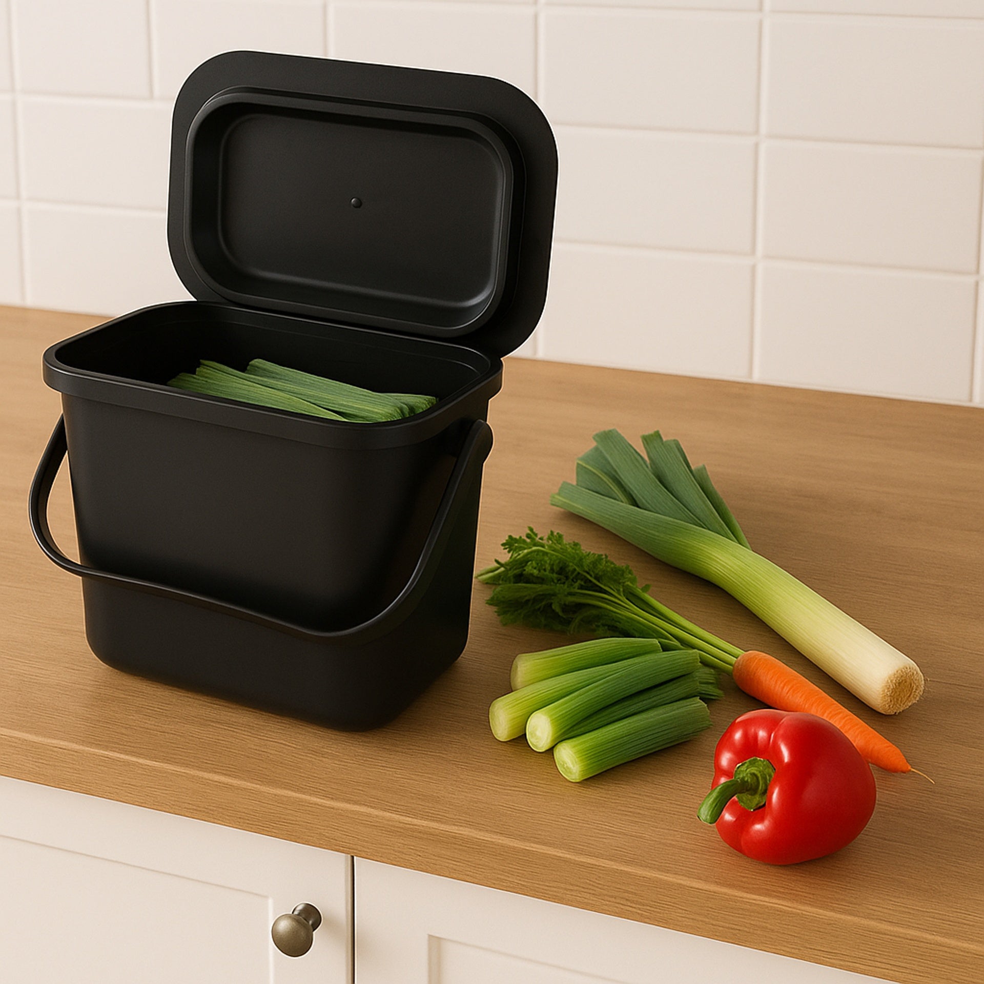 GALICO Compostemmer 5L - zwart