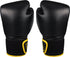 AVENTO Bokshandschoenen PU - zwart/geel