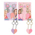 TOPMODEL Sleutelhanger hart BFF
