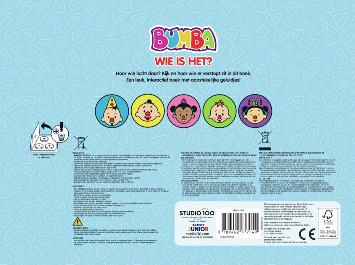 BUMBA Geluidenboek - Wie is het?