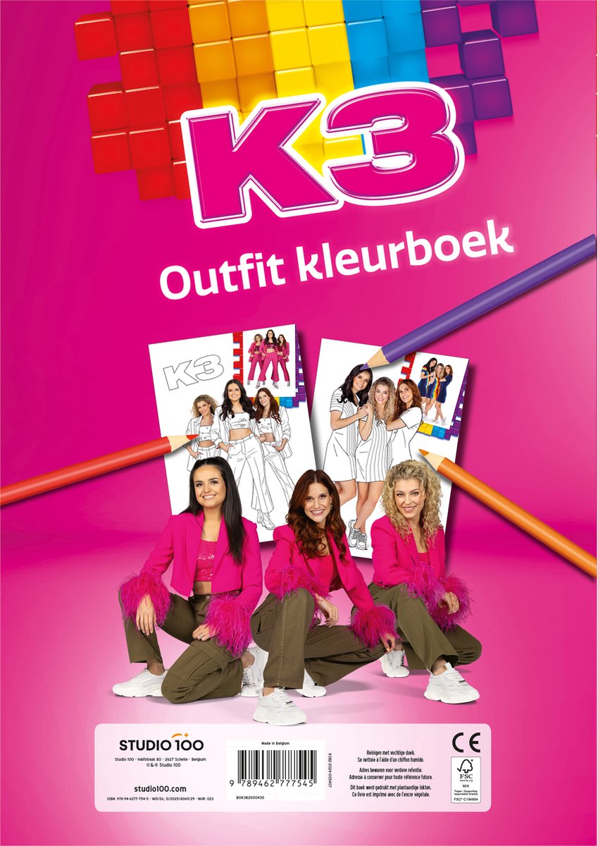 K3 Kleurboek - Outfit