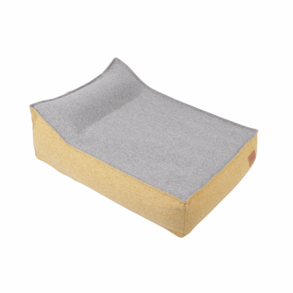 M-Pets CLOUD Opblaasbaar kussen - Geel/Grijs