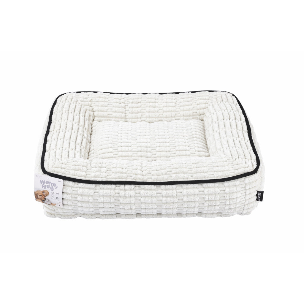 M-Pets WARM HUG bed - M - creme