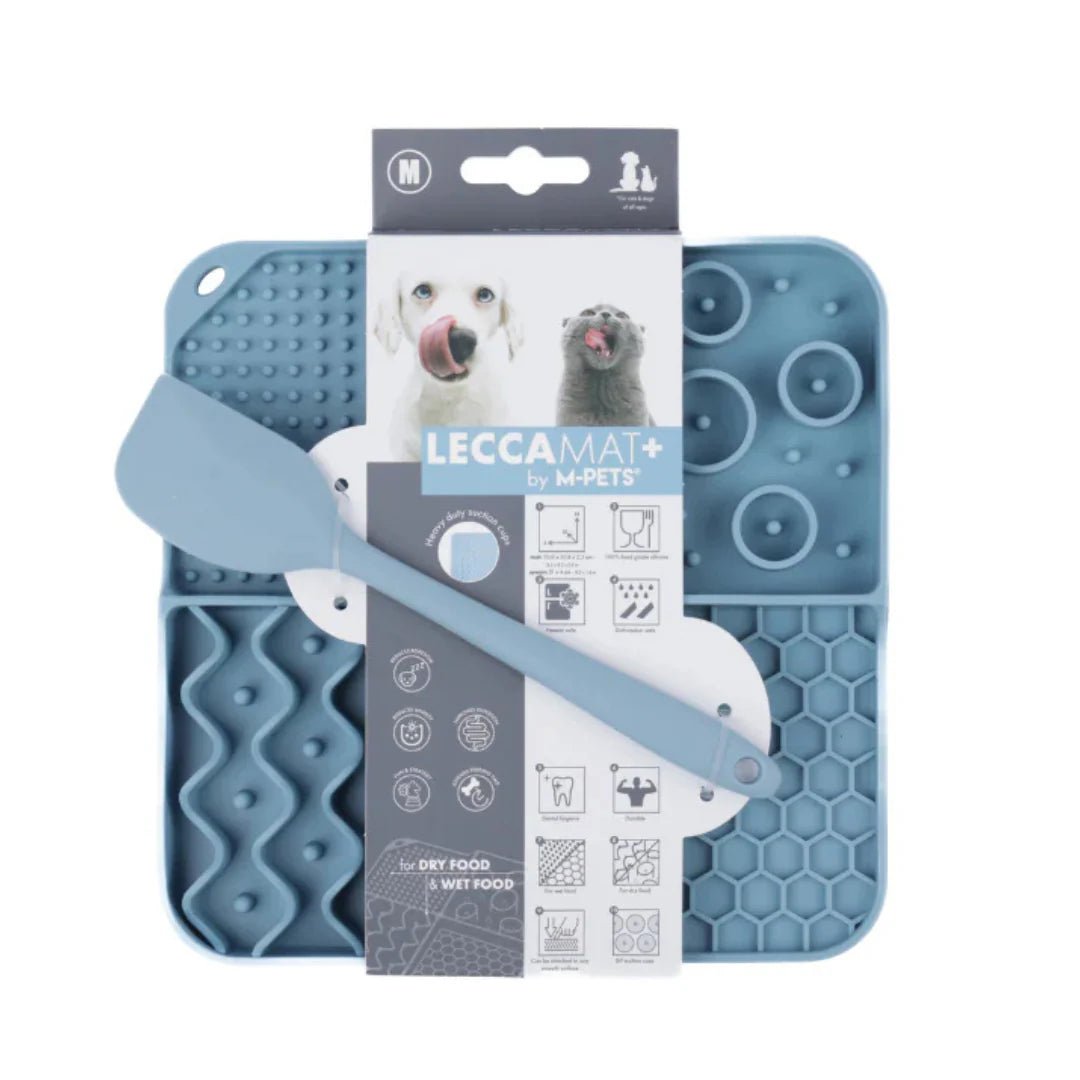 M-Pets Likmat + schepje - Blauw