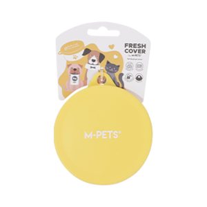 M-Pets Fresh cover deksel voor blikjes - geel