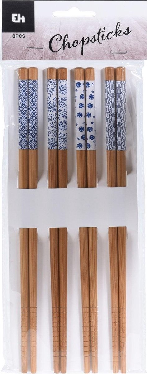 Eetstokjes bamboe - 8st.