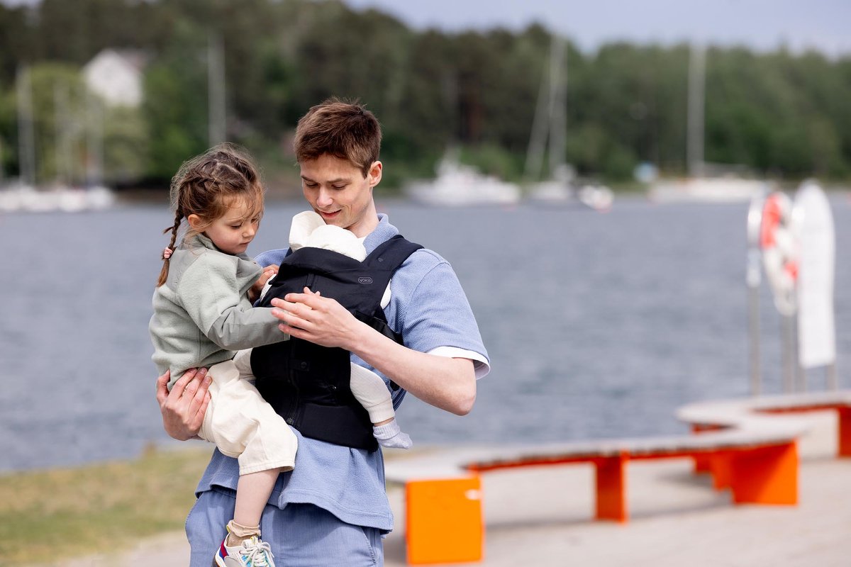 VOKSI Huddle draagzak - zwart