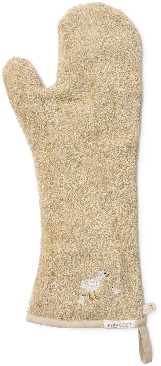 LITTLE DUTCH Baby washand - Little Goose - beige