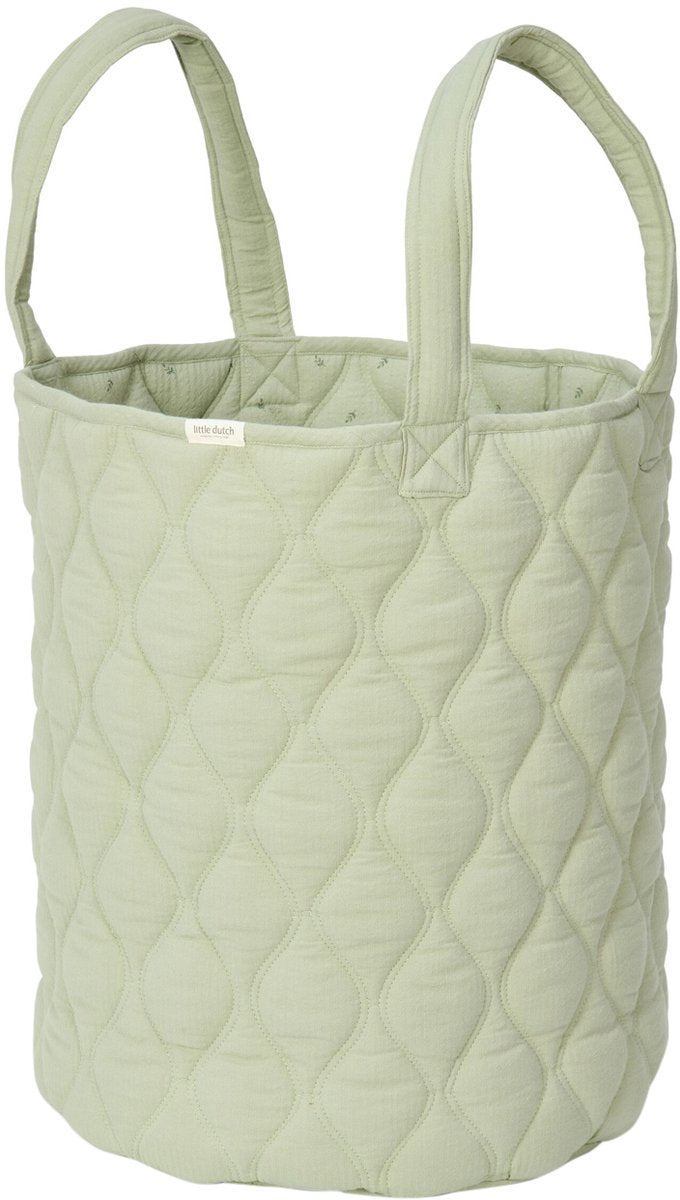 LITTLE DUTCH Opbergmand groot - Pure Sage - groen