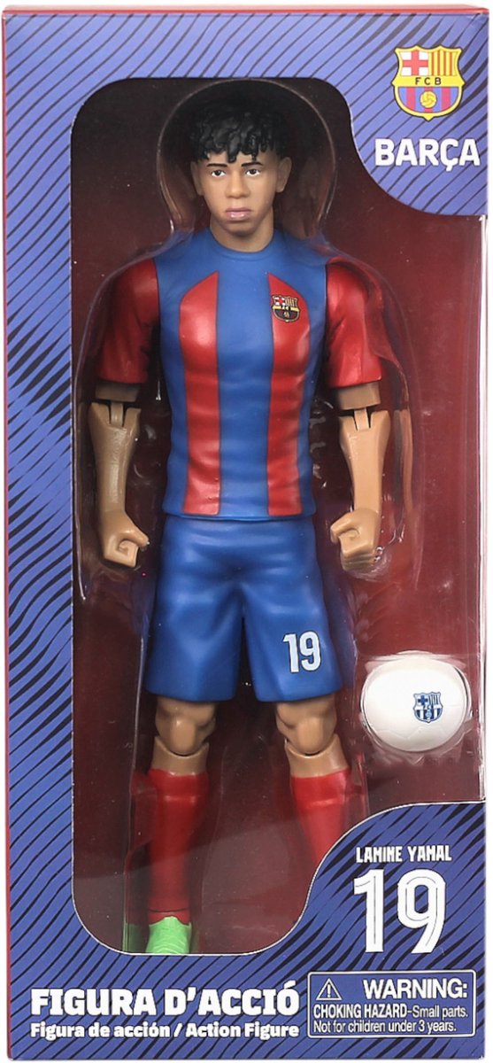 Voetbal actiefiguur 20cm - Lamine Yamal FC Barcelona