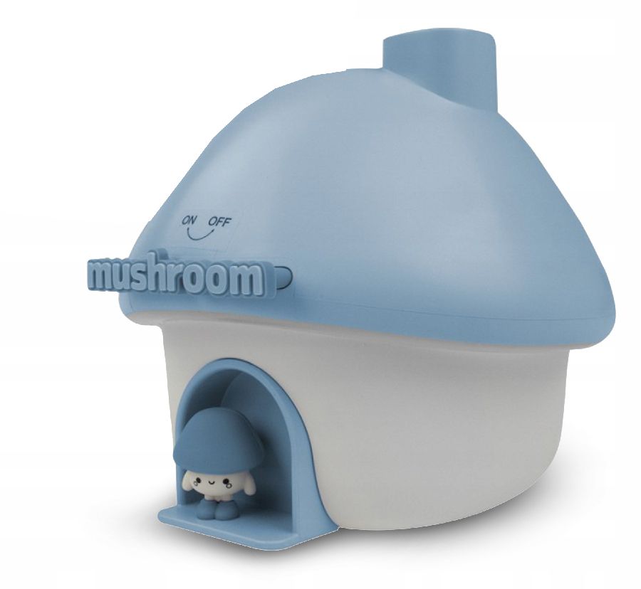 Mary's Luchtbevochtiger - Mushroom House - blauw