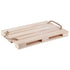 WOOD&CO Dienblad hout - 28x38cm - design palet