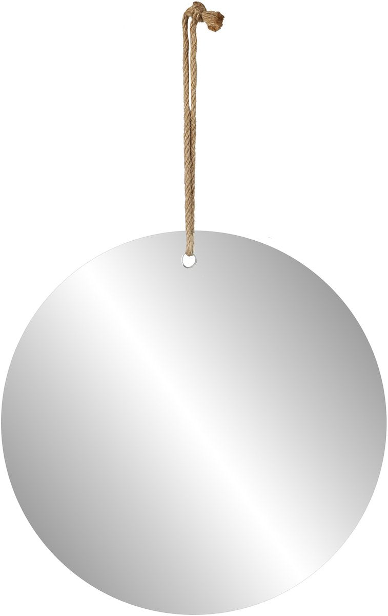 NATURAL LIVING Spiegel aan touw jute - 30cm