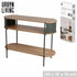 URBAN LIVING Gigi console met 2 niveaux met nis - 100x39x76cm