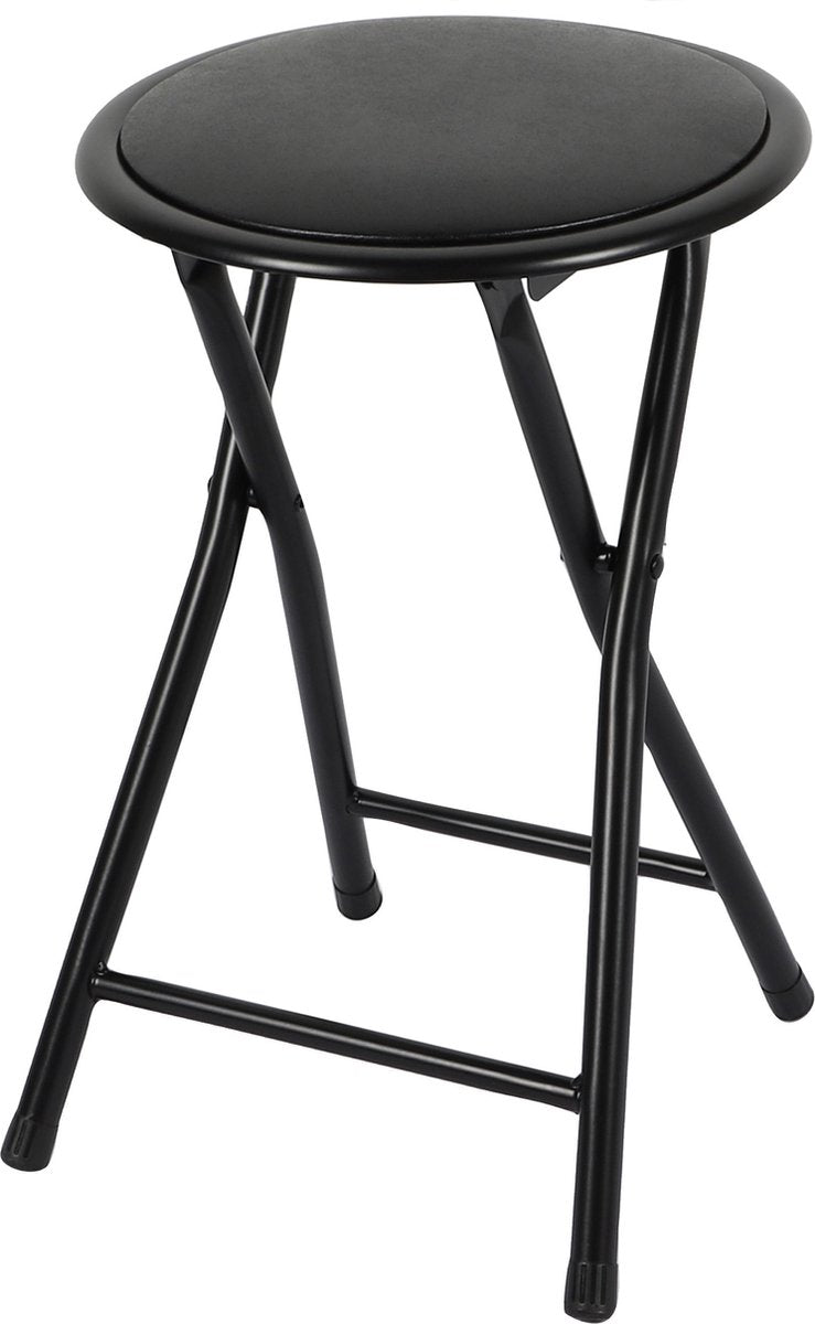 URBAN LIVING Pratik tabouret plooibaar - zwart