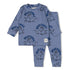 FEETJE Willy Walrus pyjama - blauw - 80