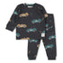 FEETJE Ricky Racer pyjama - antraciet mel.- 152