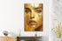 Glasschilderij gouden vrouw - 80x120cm